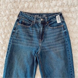 Old-navy curvy high rise wide leg jeans